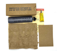 Protective M1 Ointment Box and Tube with Gas Detection Pamphlet