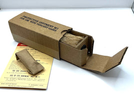 Protective M4 Ointment Box and Tube with Gas Detection Pamphlet