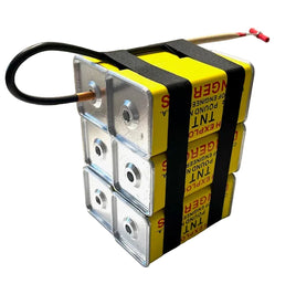 6 Half Pound TNT Rectangular Blocks with Fuse