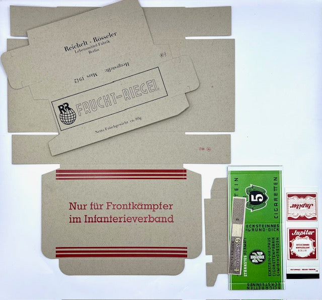 WW2 German Assault Ration Box with inner wrappers| Frontline Rations