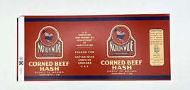 Nationwide Corned Beef Hash Label