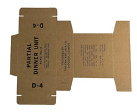 10 in 1 Partial Dinner Unit Ration Box Rations Frontline Rations