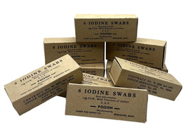 Iodine Swab Box Medical Frontline Rations