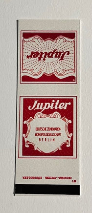 German Jupiter Matchbook Matchbook Frontline Rations