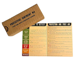 Protective Ointment Box M4 and Gas Detection Pamphlet