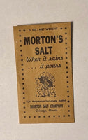 WW2 Mortons 1/2 ounce salt packet (10 in 1)