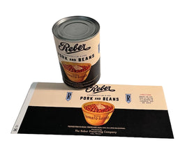 Reber Pork and Beans Label Rations Frontline Rations