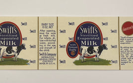 Swifts Brand Evaporated  Milk Label