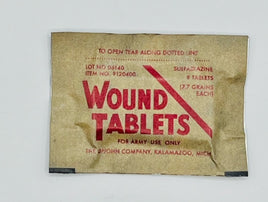 U.S. Army Wound Tablet Packet