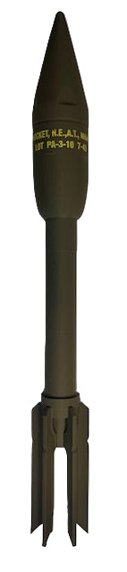 U.S.  M6A1 Bazooka Rocket Round