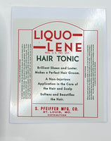 WW2 Liquo-Lene Hair Tonic