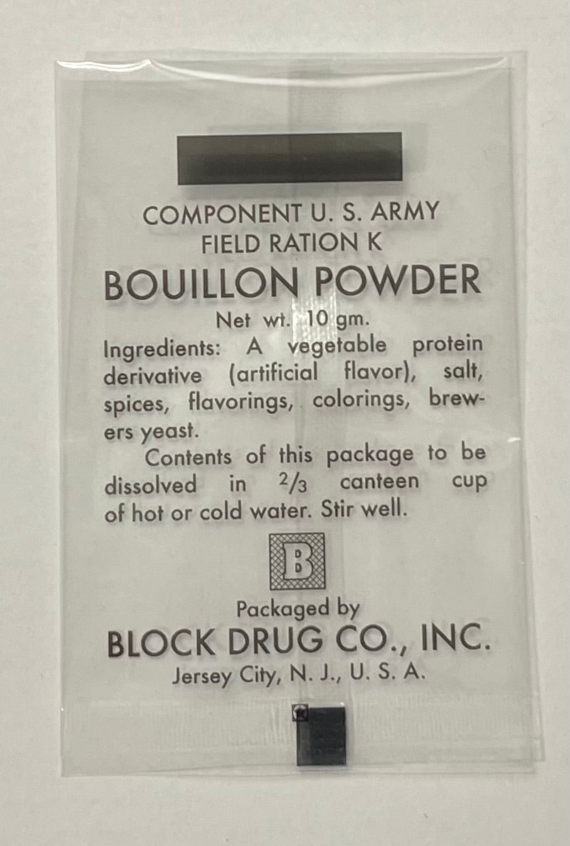 K Ration Beverage Sachets| Frontline Rations