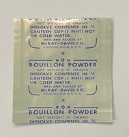 K Ration Beverage Sachets
