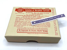 Morphine 5 Syrette Box Medical Frontline Rations