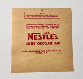 Nestle's 1 oz Sweet Chocolate Bar Wrapper Rations Frontline Rations