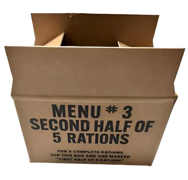 Y Inside Ration Box 10 in 1 Ration (Second Half of 5 Rations) Fiber Packing Box| Frontline ...