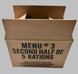10 in 1 Ration (Second Half of 5 Rations) Fiber Packing Box Rations Frontline Rations