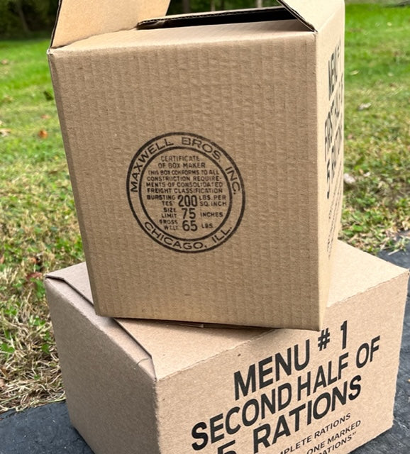 10 in 1 Ration (First Half of Five Rations) Packing Box| Frontline Rations