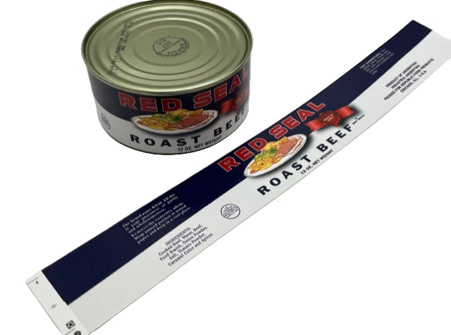 Beef Ration Meat Red Seal Roast Beef Label| Frontline Rations