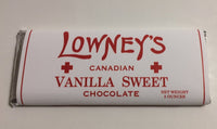 Lowney's Vanilla Sweet Chocolate Wrapper