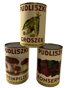 WW2 Polish Pudliszki Food Can Paper Labels Frontline Rations