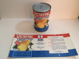Victrypac Bartlett Pears Can Label Rations Frontline Rations