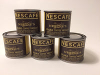 Nescafe Coffee Can With Label