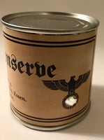 WW2 Wehrmacht Fleischkonserve Ration Can  (Single Can) Reusable