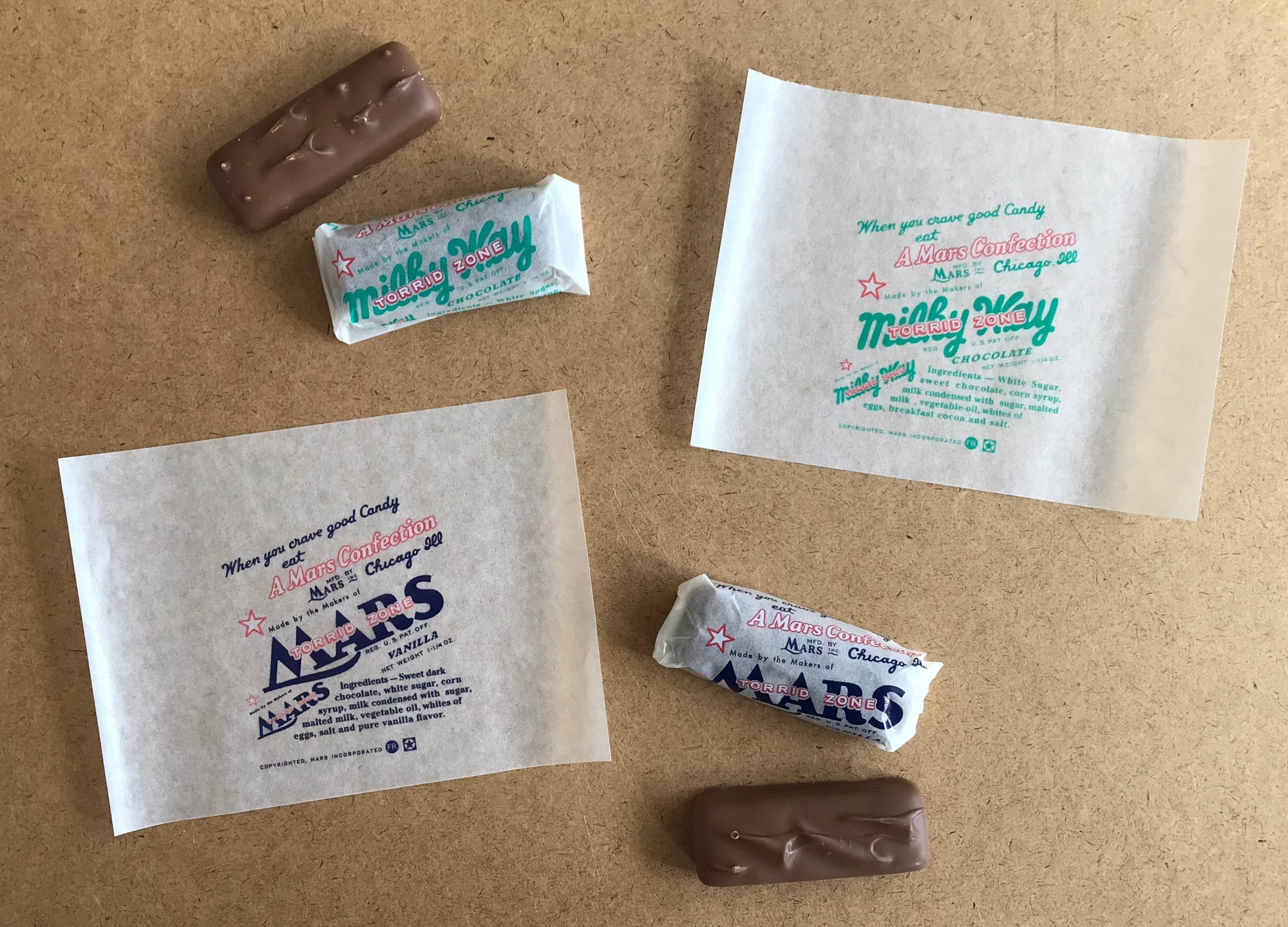 K Ration Mars Bar / Milky Way Chocolate Bar Wrapper Late War| Frontline ...