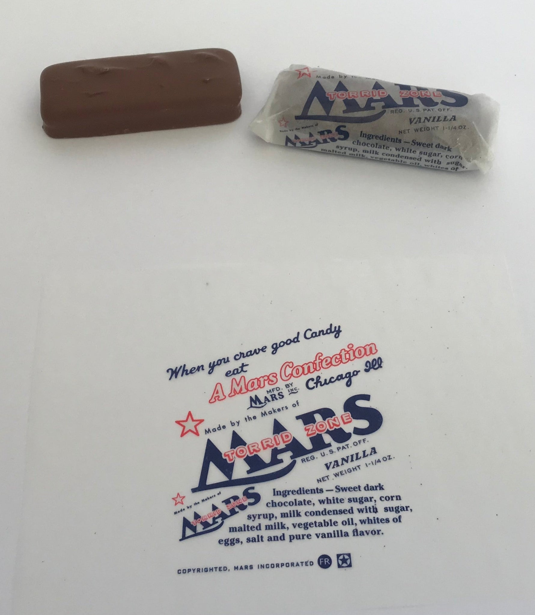 Mars Chocolate Rapper K Ration Mars Bar / Milky Way Chocolate Bar Wrapper Late War| Frontline ...