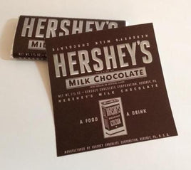 Hershey's Milk Chocolate Wrappers Rations Frontline Rations