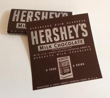 Hershey's Milk Chocolate Wrappers Rations Frontline Rations